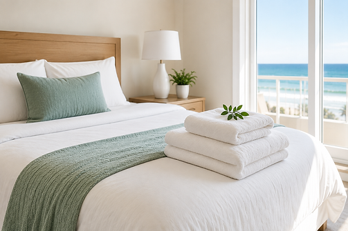 Bedroom overlooking the ocean