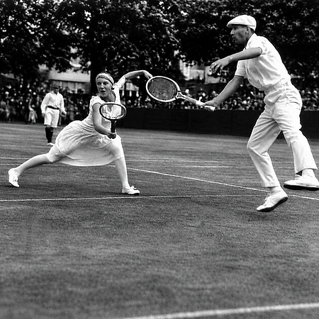 Vintage Tennis Match
