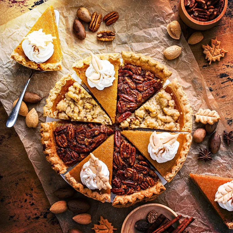 Arranged Food and Objects