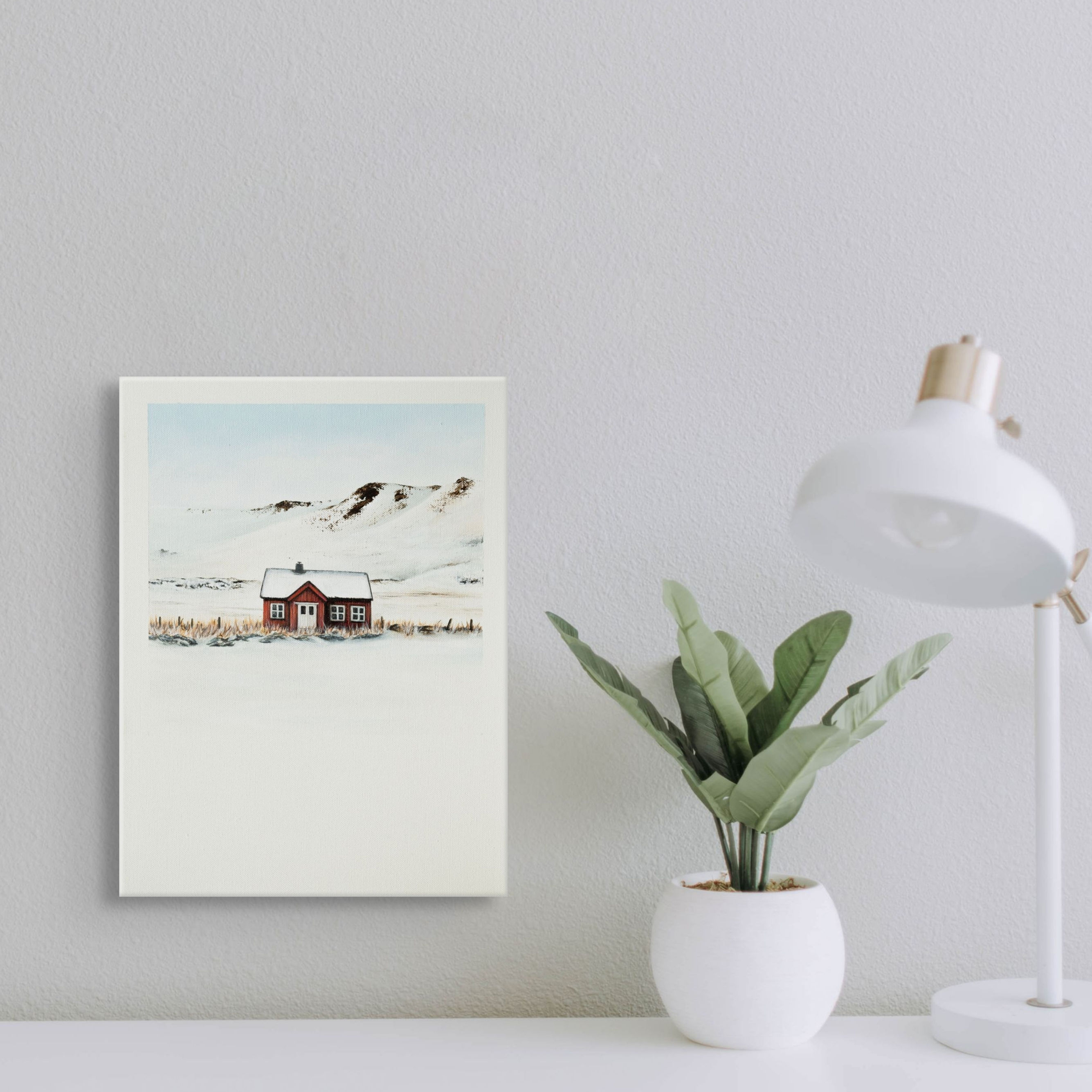 Polaroid Collection - Snowy Cabin