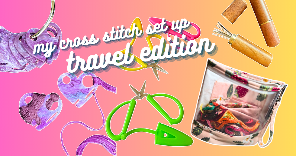 Ultimate cross stitch, needlepoint and embroidery station