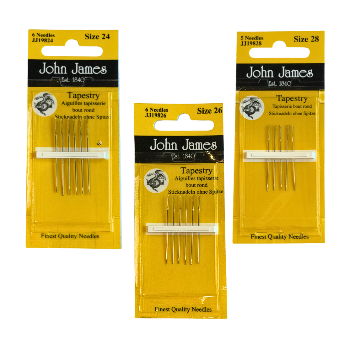 John James Tapestry Needles - Size 24 26 28