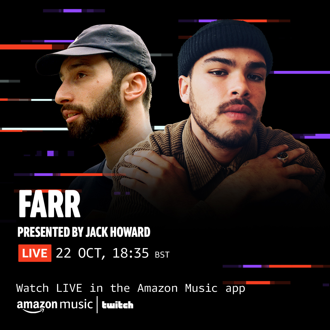 FARR perform live on Twitch for Amazon Music Sessions — Fast Friends