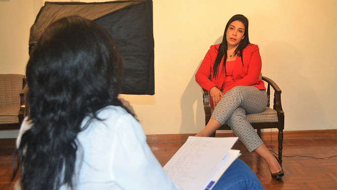 GALERÍA: Las entrevistas del entrenamiento de medios en el CFF