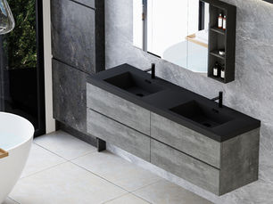 Why Choose the Allreno 60" Wall-Mounted Double Sink Vanity?