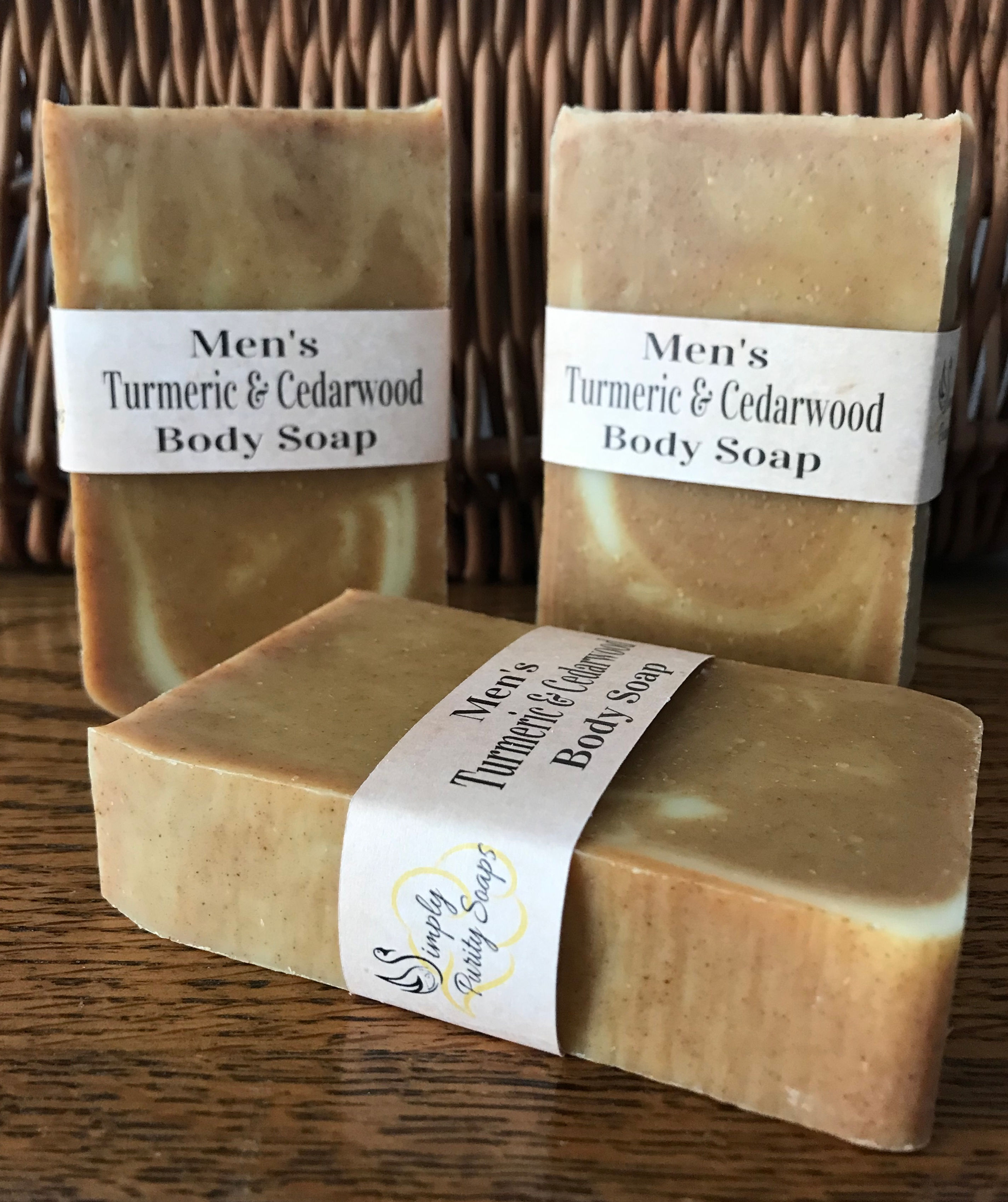 Men's Turmeric & Cedarwood Body Soap