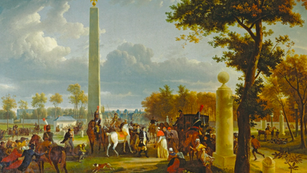 Pape Pie VII de retour en son appartement à Fontainebleau