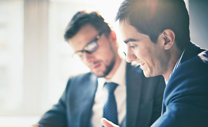 Men in a Meeting