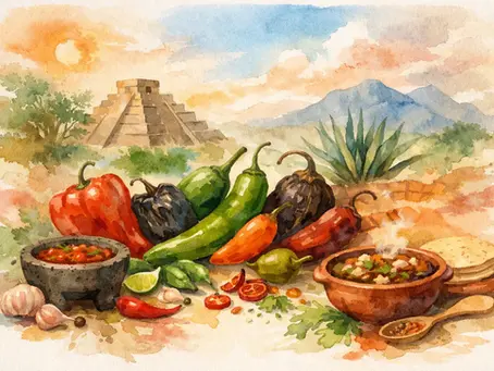 Guía de chiles endémicos de México y su cocina