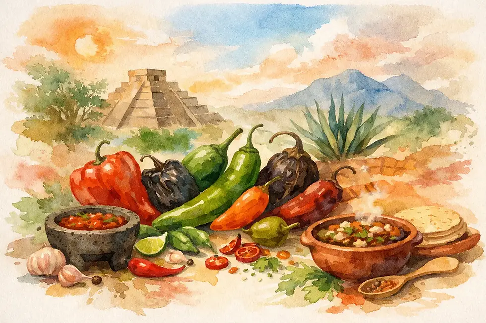 Guía de chiles endémicos de México y su cocina