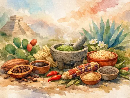 Ingredientes ceremoniales de la cocina mesoamericana