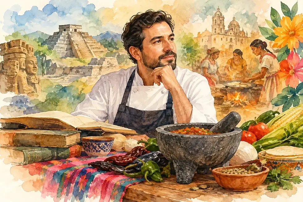 Chef historiador: gastronomía mexicana con memoria