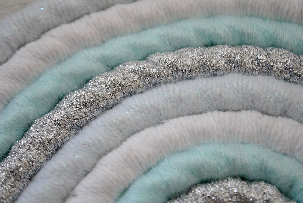 Thumbnail: Large Winter Wonderland Macrame Rainbow Kit