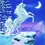 Thumbnail: MOONLIGHT UNICORN  Framed LED Crystal Art  Kit -  Canvas Kit 40 x 50cm