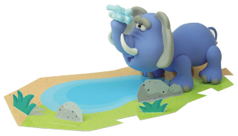 Thumbnail: Jumping Clay Air Dry Clay Modelling Kit - ELEPHANT