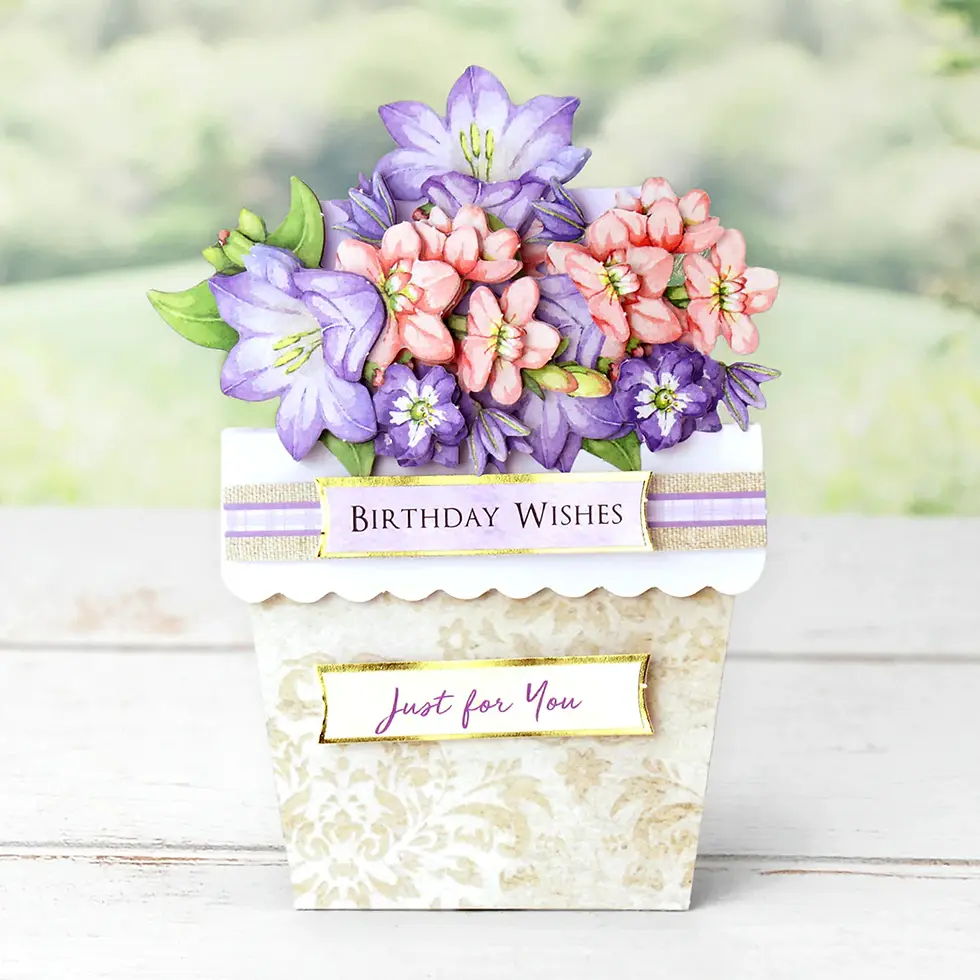 Thumbnail: Flower Patch Pots Card Making Kit