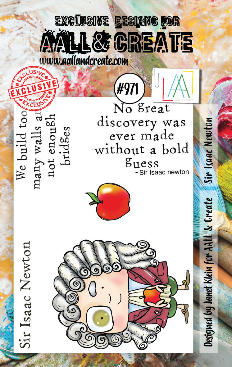AALL and Create A7 Stamp Set #971 -SIR ISAAC NEWTON