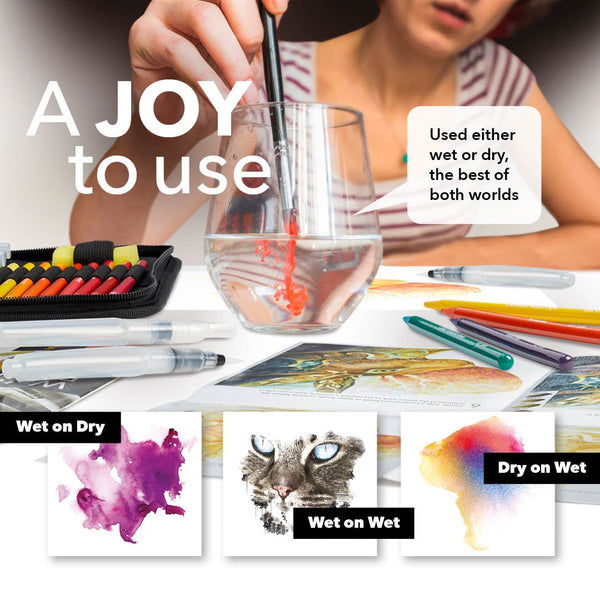 Thumbnail: Castle Arts Woodless Watercolor Pencil  Set