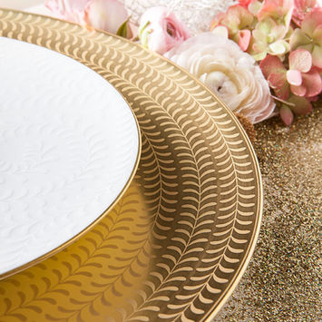 JL Coquet tableware from their Arjuna Incrustation Or Collection