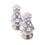 Thumbnail: Violet Check Large Salt & Pepper Shakers