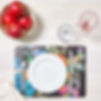 Mackenzie-Childs Flower Market, Black & Floral Placemats (set of 4)