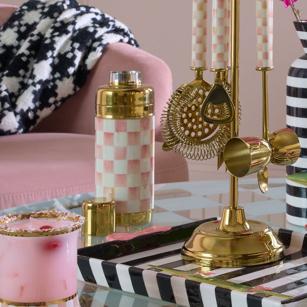 Thumbnail: Rosy Check 3260 Gold Cocktail Shaker