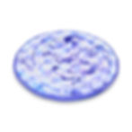 Thumbnail: Blue Marble Check Melamine Dinner Plates, Set of 4