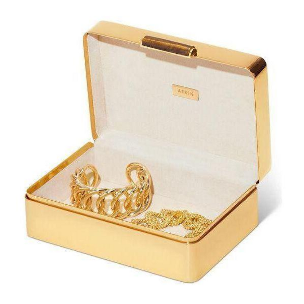 Thumbnail: Arden Decorative Box in Tiger's Eye from AERIN