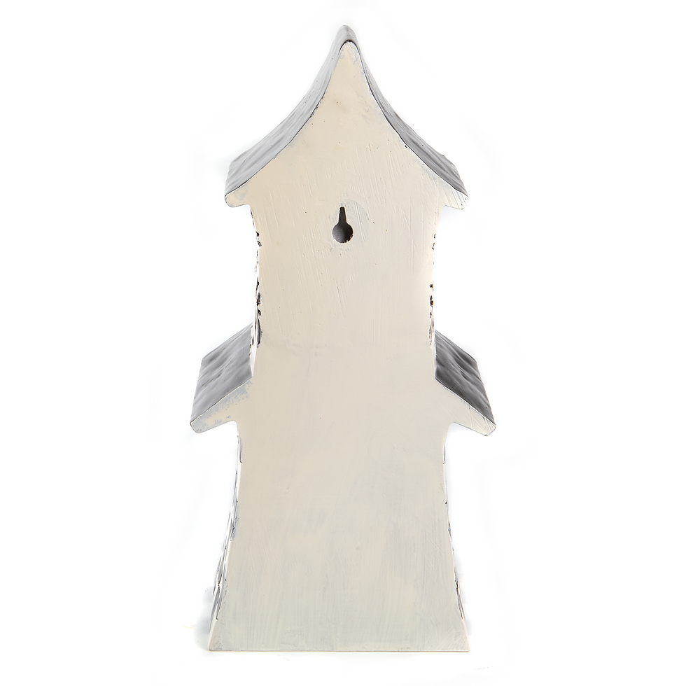 Mackenzie-Childs, Black and White Aviary Birdhouse