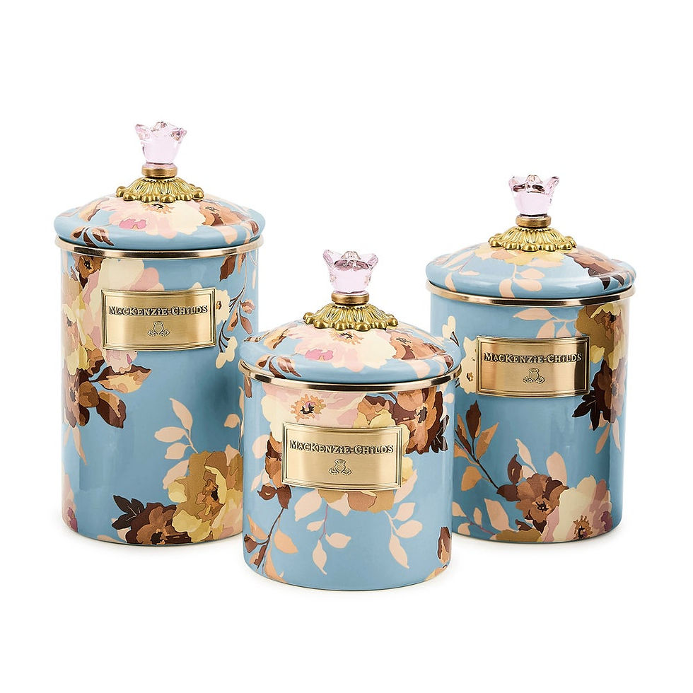 Thumbnail: Wild Rose Slate Large Canister