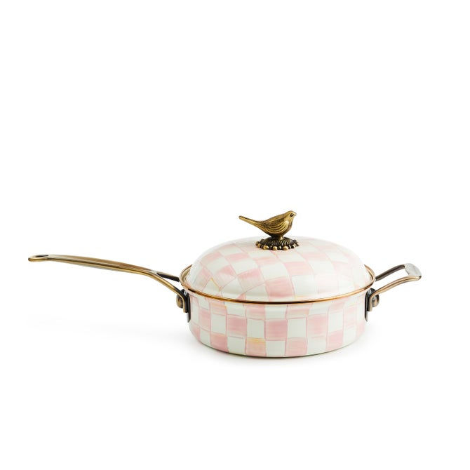 Thumbnail: Rosy Check 3 Qt. Saute Pan