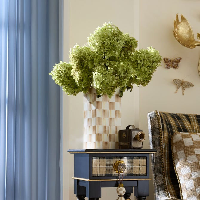 Thumbnail: Mocha Check Pillar Vase