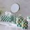 Thumbnail: Mackenzie-Childs Emerald Check, Green and white checked large canister