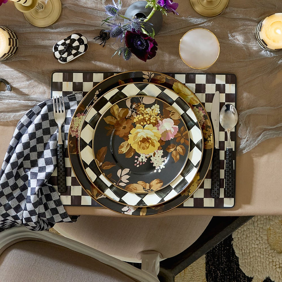 Thumbnail: Wild Rose Brown Salad Plate