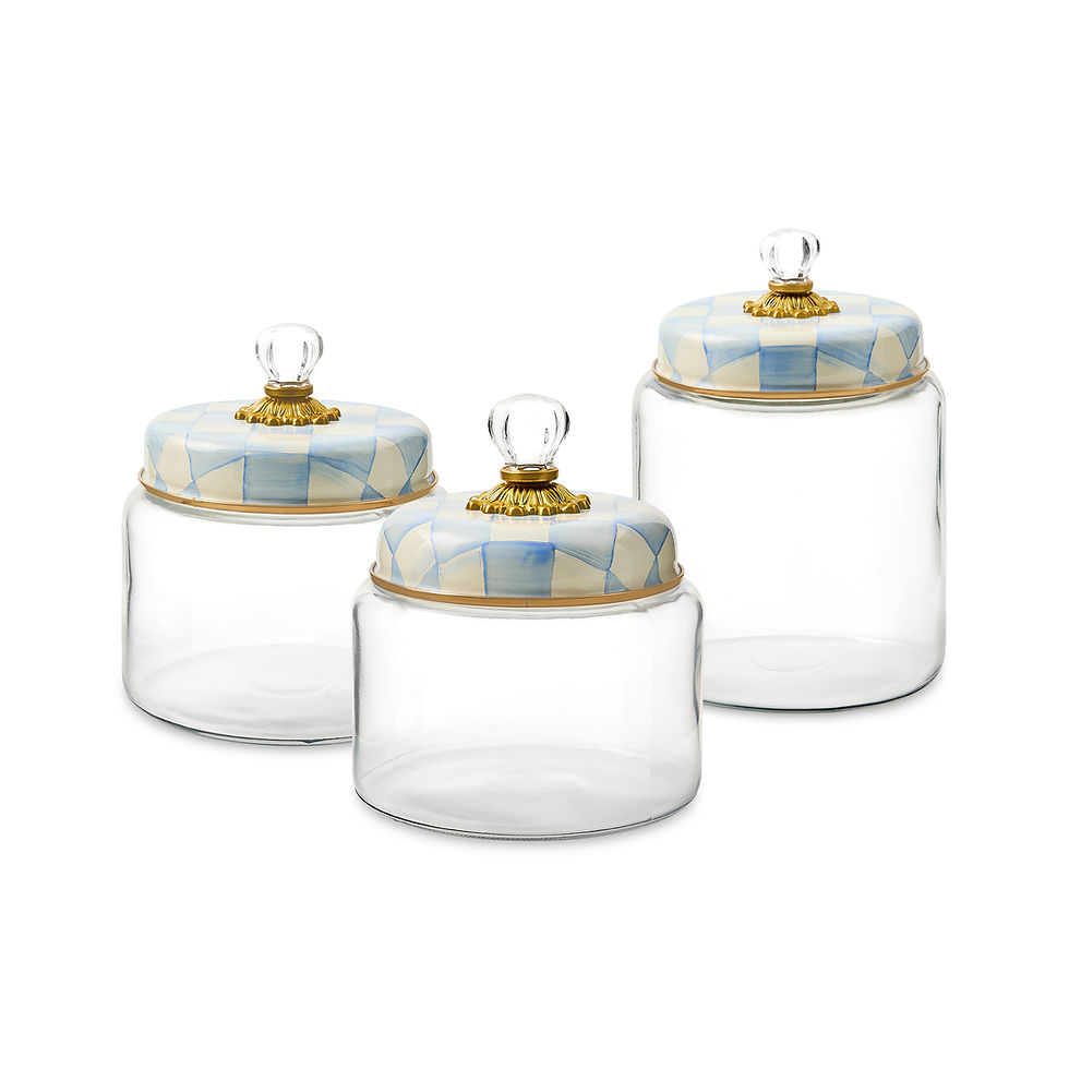 Thumbnail: Sky Check Small Kitchen Canister