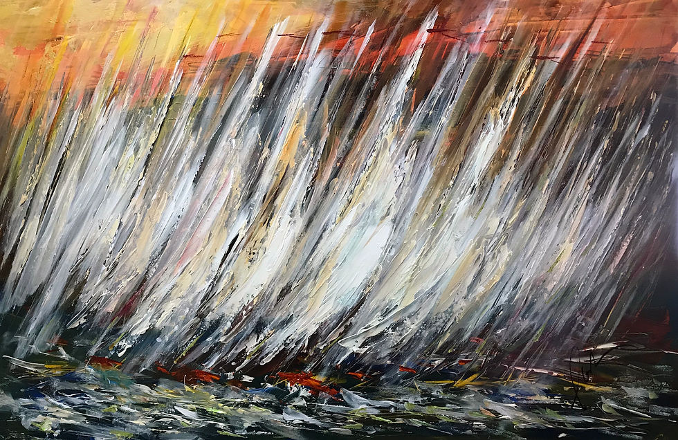 AUGUST REGATTA II 36" x 55"