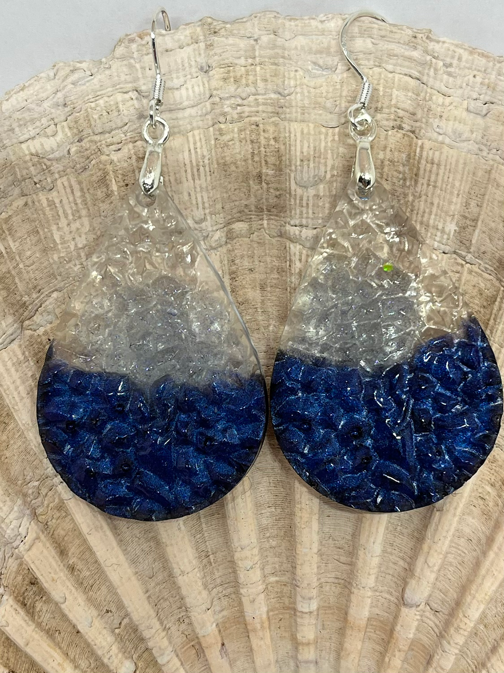 Thumbnail: Waterdruppel oorbellen 