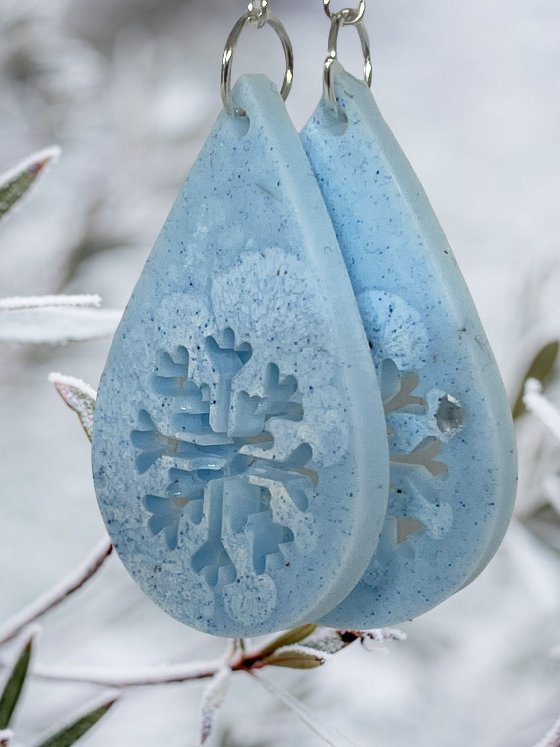 Zachtblauwe sneeuwvlokoorbellen