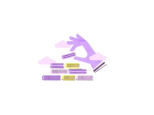 ilustração de ferramentas de aprendizado