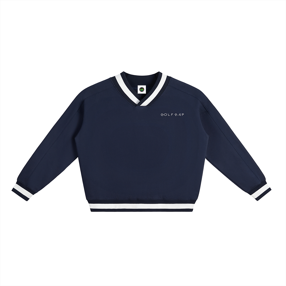 Thumbnail: Golf Rap – Lean V-Neck Boxy Sweatshirt