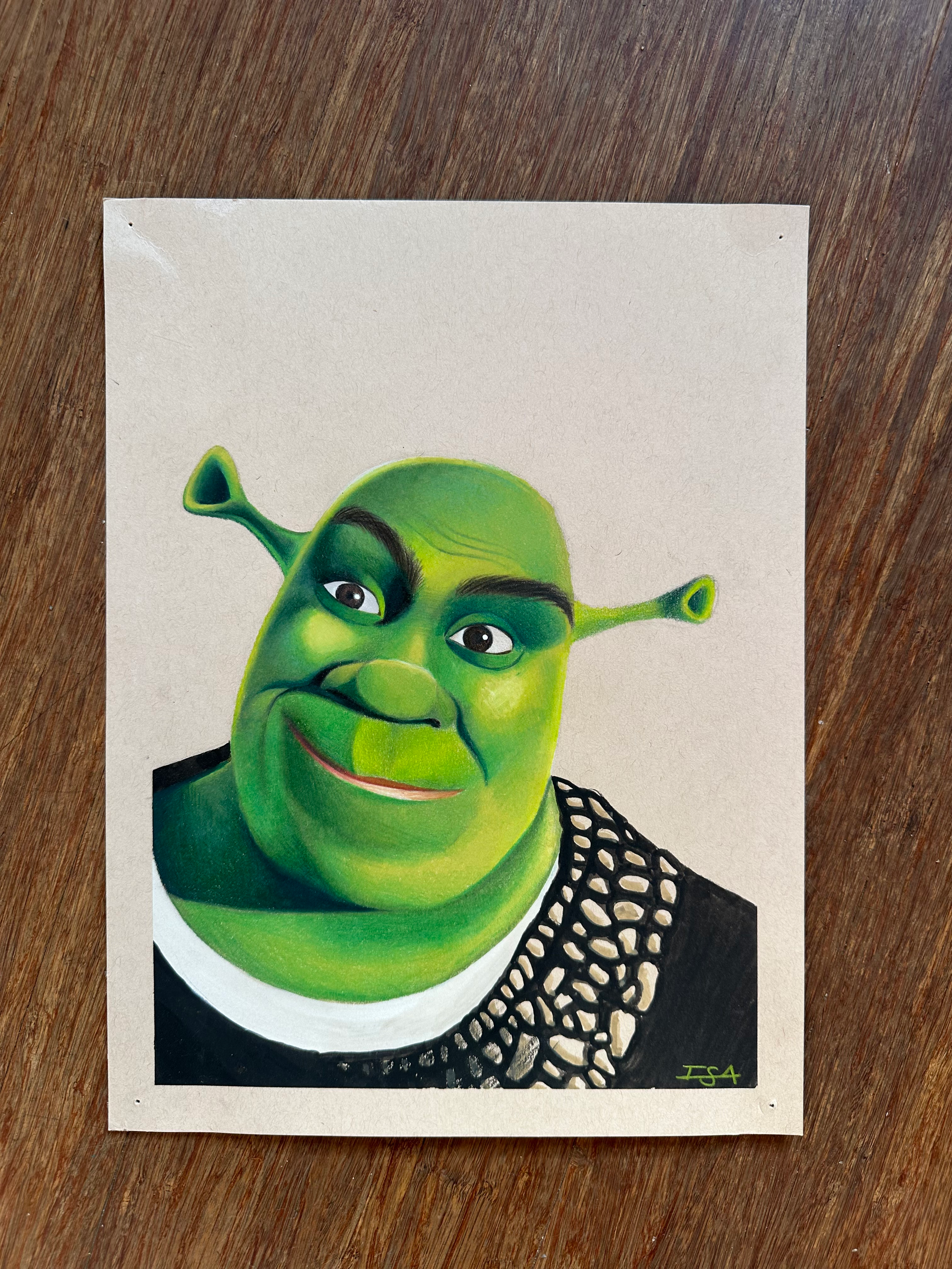 Shrek original drawing