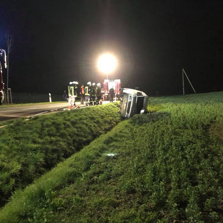 Verkehrsunfall eines Transporter
