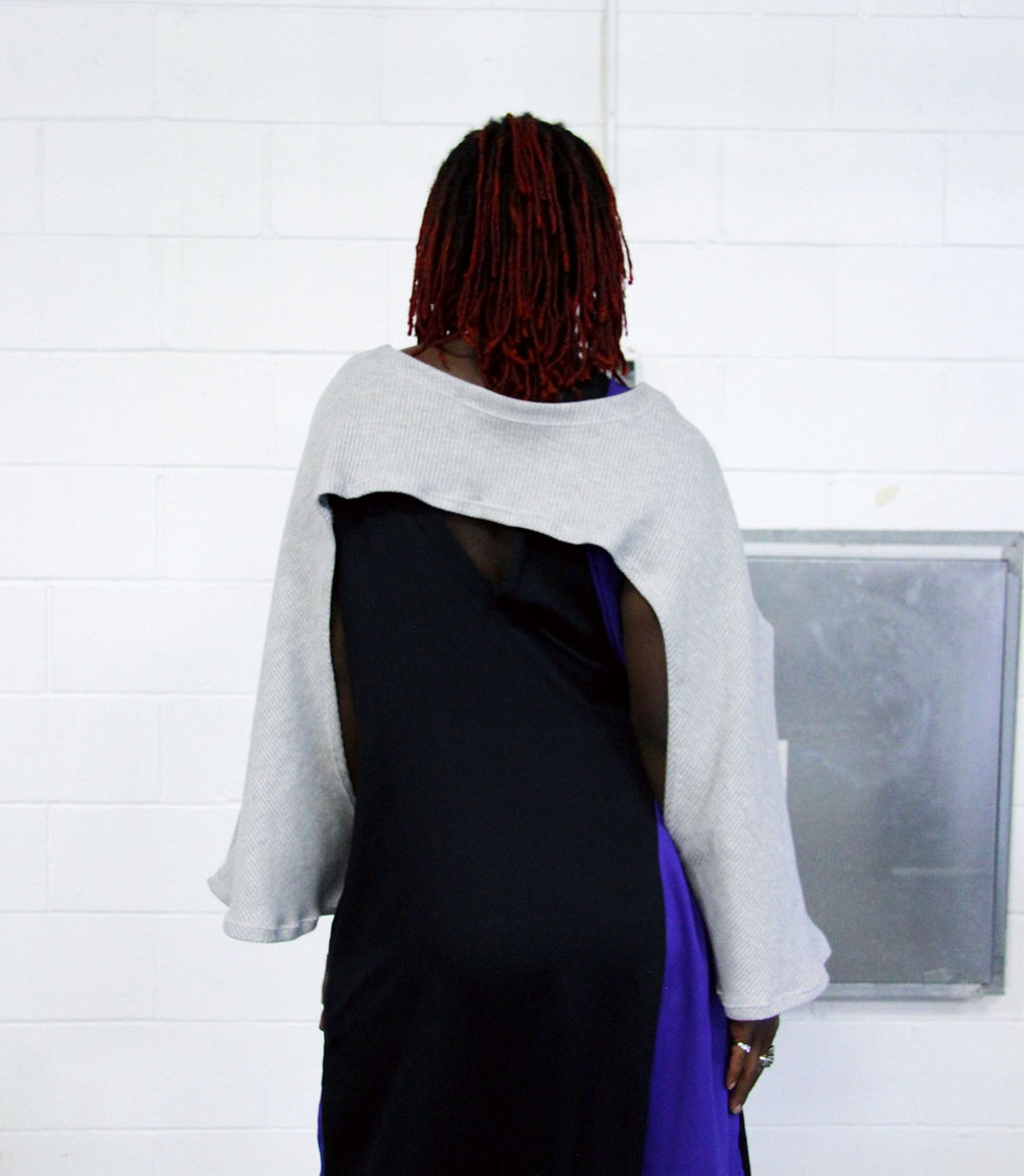 Thumbnail: Reversible Waffle Knit Expose Top