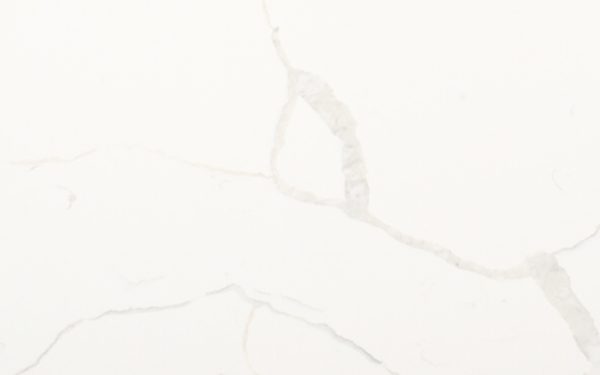 Cuarzo blanco con textura de marmol en betas grises