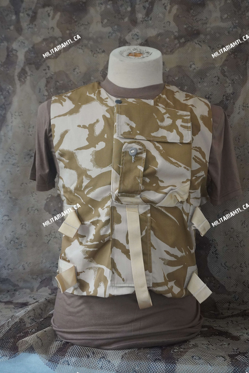 British Army Desert DPM CBA Combat Body Armor Flak Jacket Cover