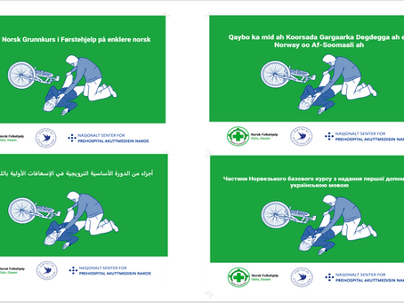 Førstehjelp på forskjellige språk