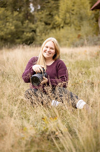 Fotografin, Business Foto in der Natur, Mädchen