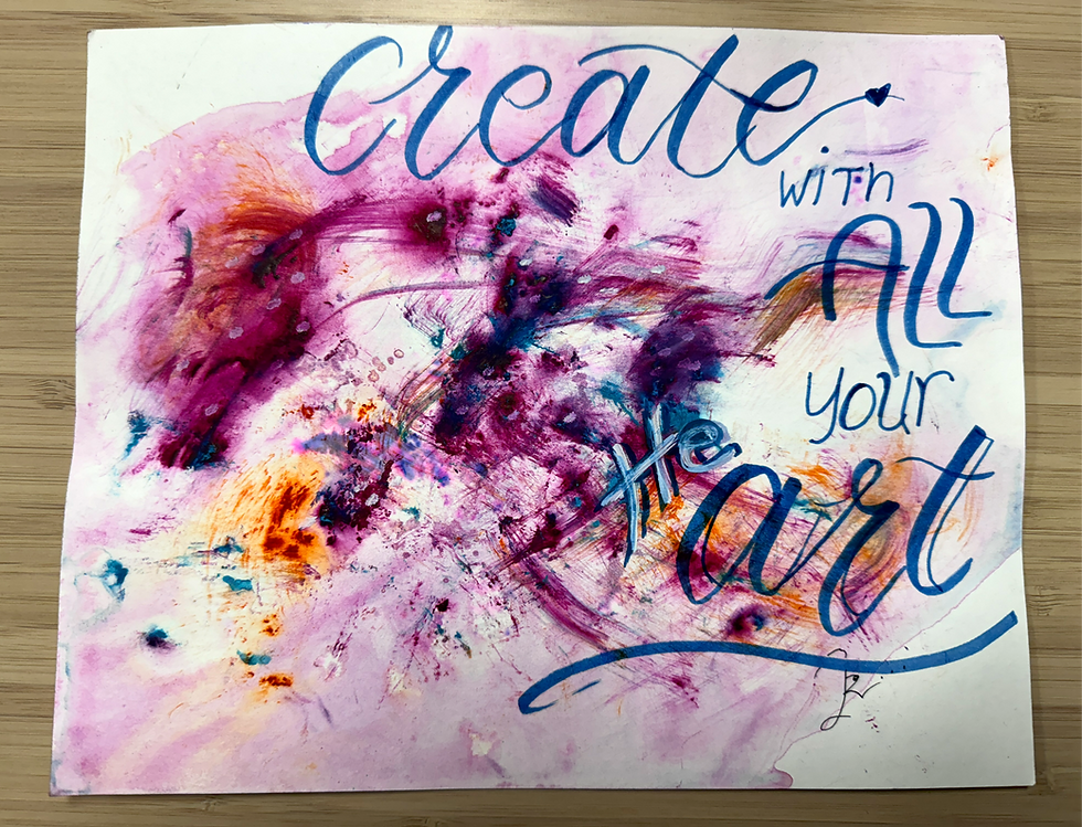 van life art work done with water color