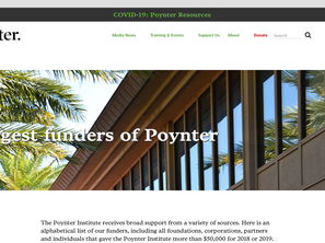 Poynter.org - Major Funders