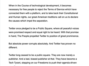 The Declaration of Internet-Independence